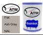 Preview: Fiat, Ash Gray, NAL: 500ml Lackdose, von ATW Autoteile West.